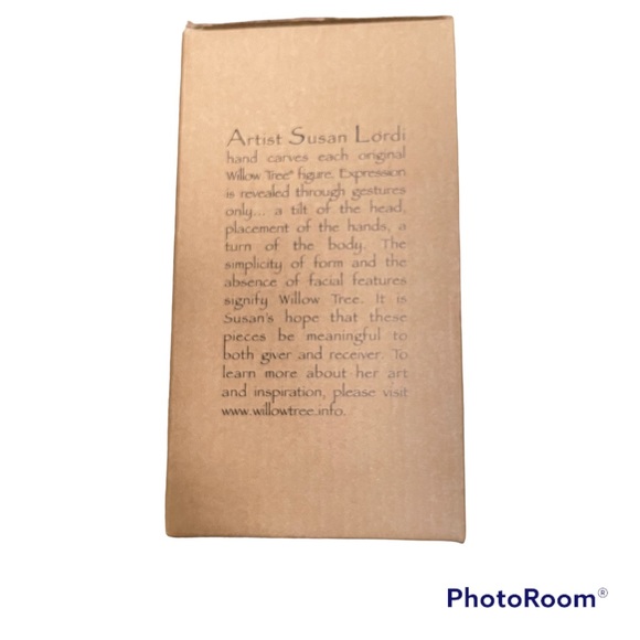 Willow Tree Sign For Love " I Love You" Vintage Figurine In Box - Picture 6 of 9